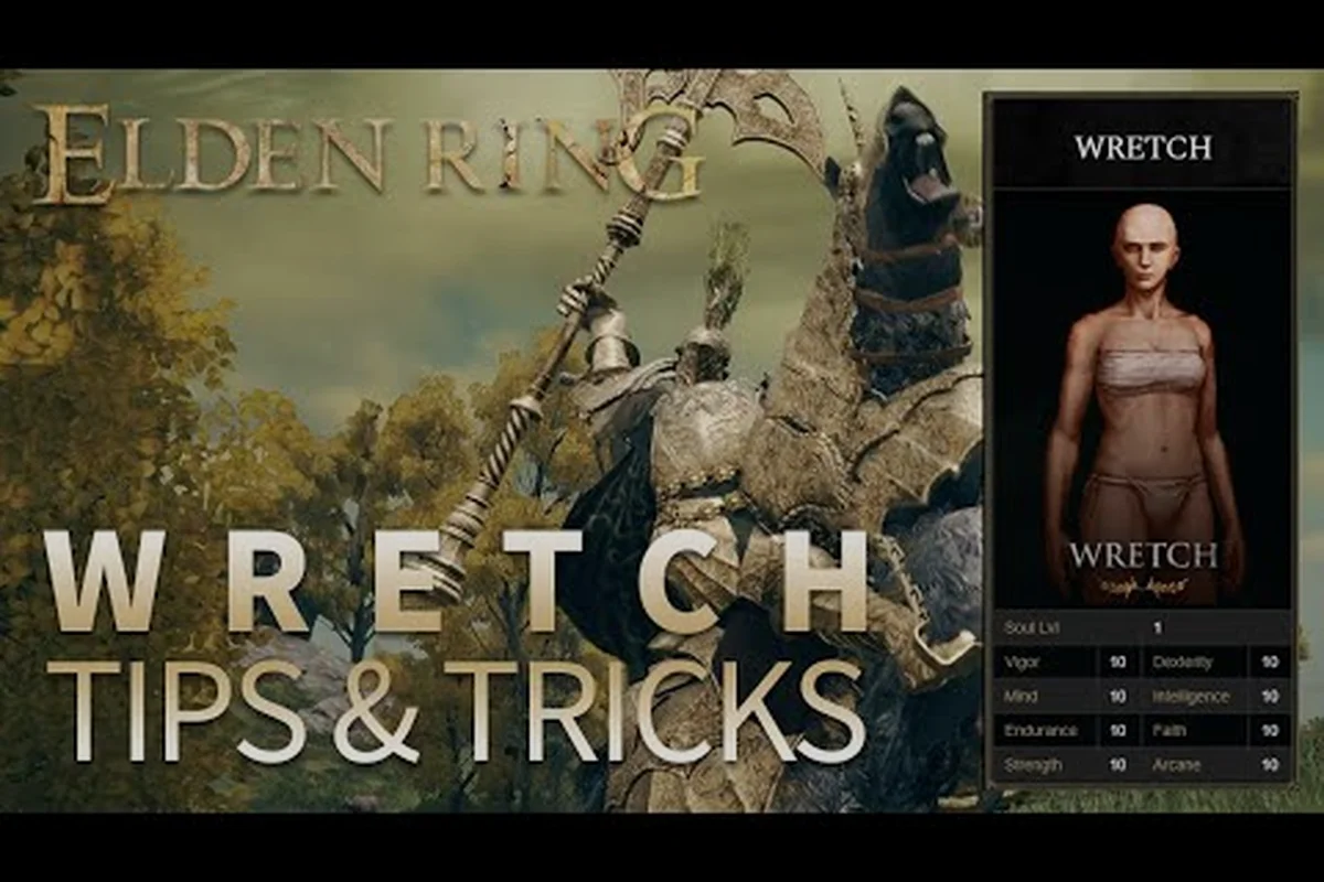 ELDEN RING Tarnished Edition Wretch Class: Challenge Build